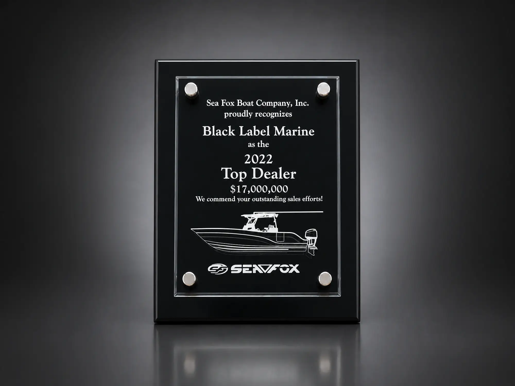 Sea Fox Boat Works Top Dealer · 2022 award