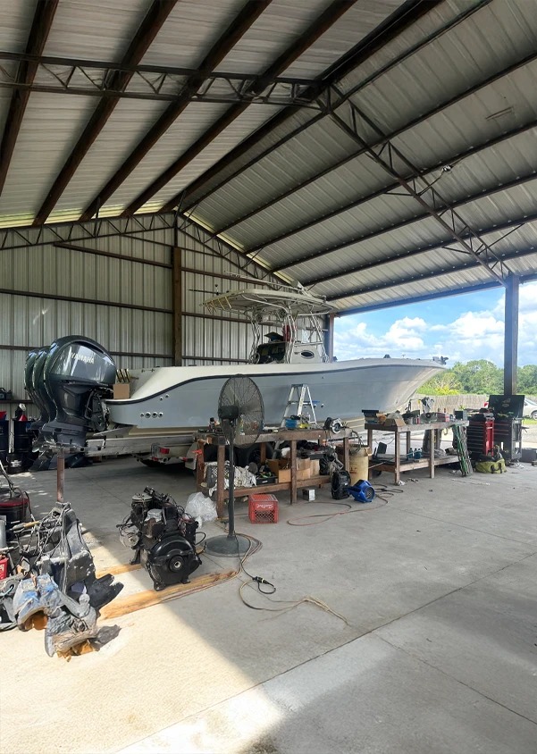 Yamaha Pro Elite Certification proudly displayed by Black Label Marine Group's Jeremiah Swett and Madi Martin - Service Manager at our Ocala, FL location.