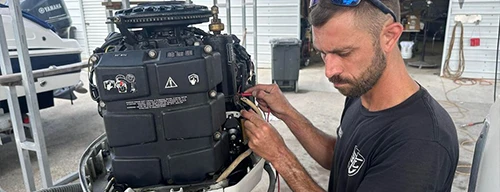 Professional marine service technician